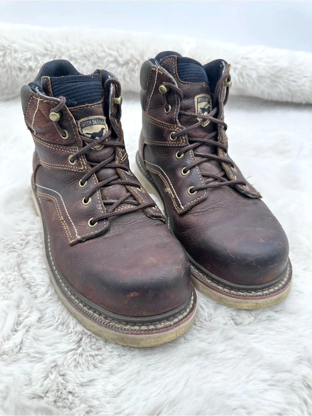 Red Wing Irish Setter Men's Kittson Steel Toe Work Boots 83666 size 9