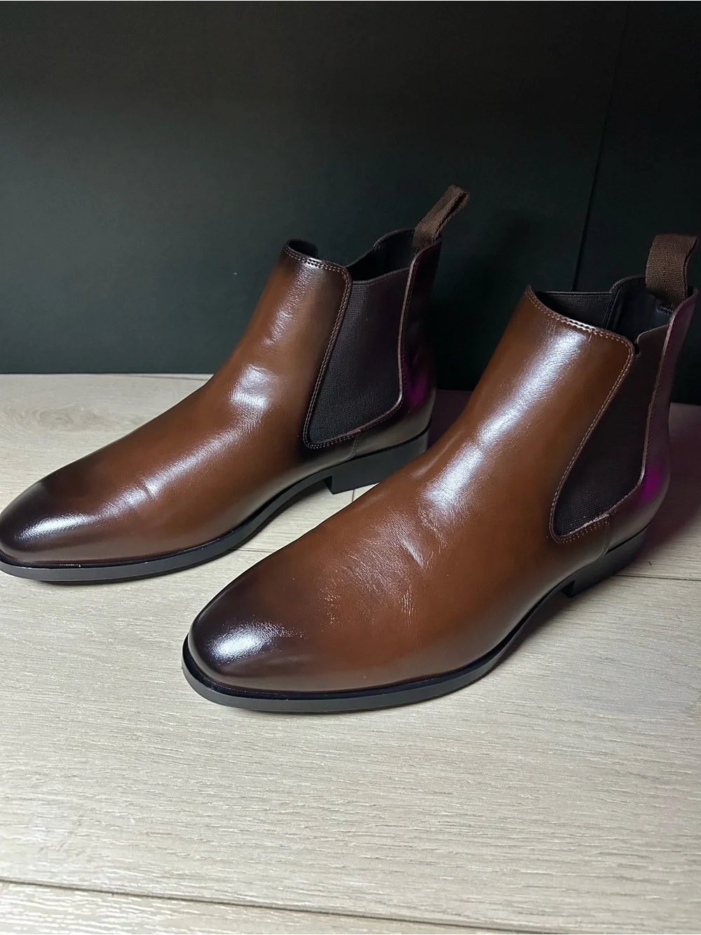 Zara polished brown