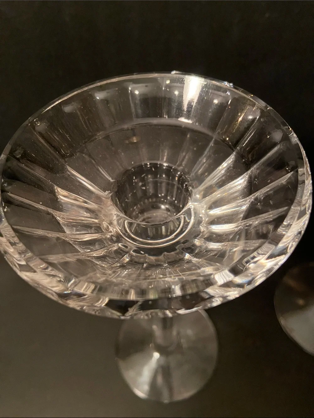 Gorham holders handcut clear
