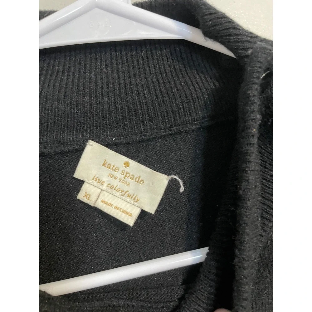 kate spade black white