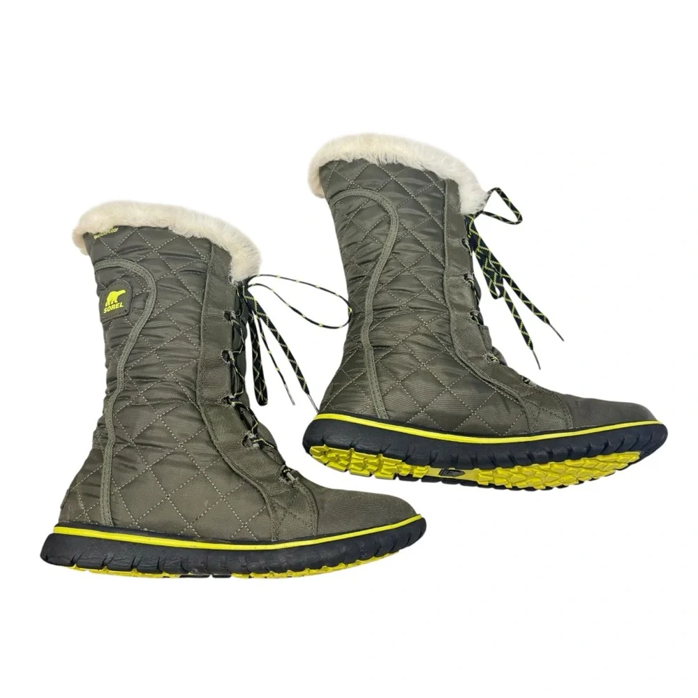 Sorel Cozy‎ Cate Winter Snow Boots in Peat Moss  Sz 7