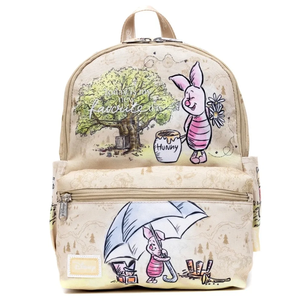 NEW WondaPop Disney Winnie the Pooh Piglet Nylon Everyday Mini Summer Backpack