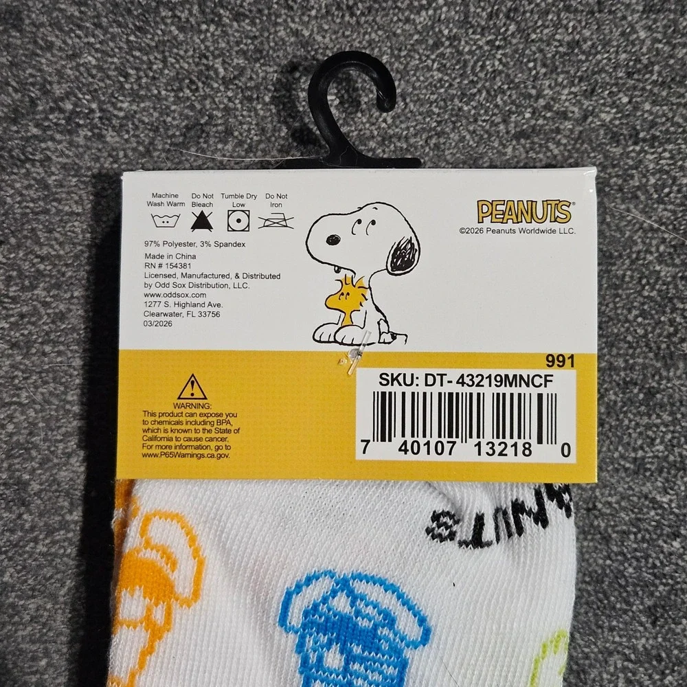 Peanuts crew socks