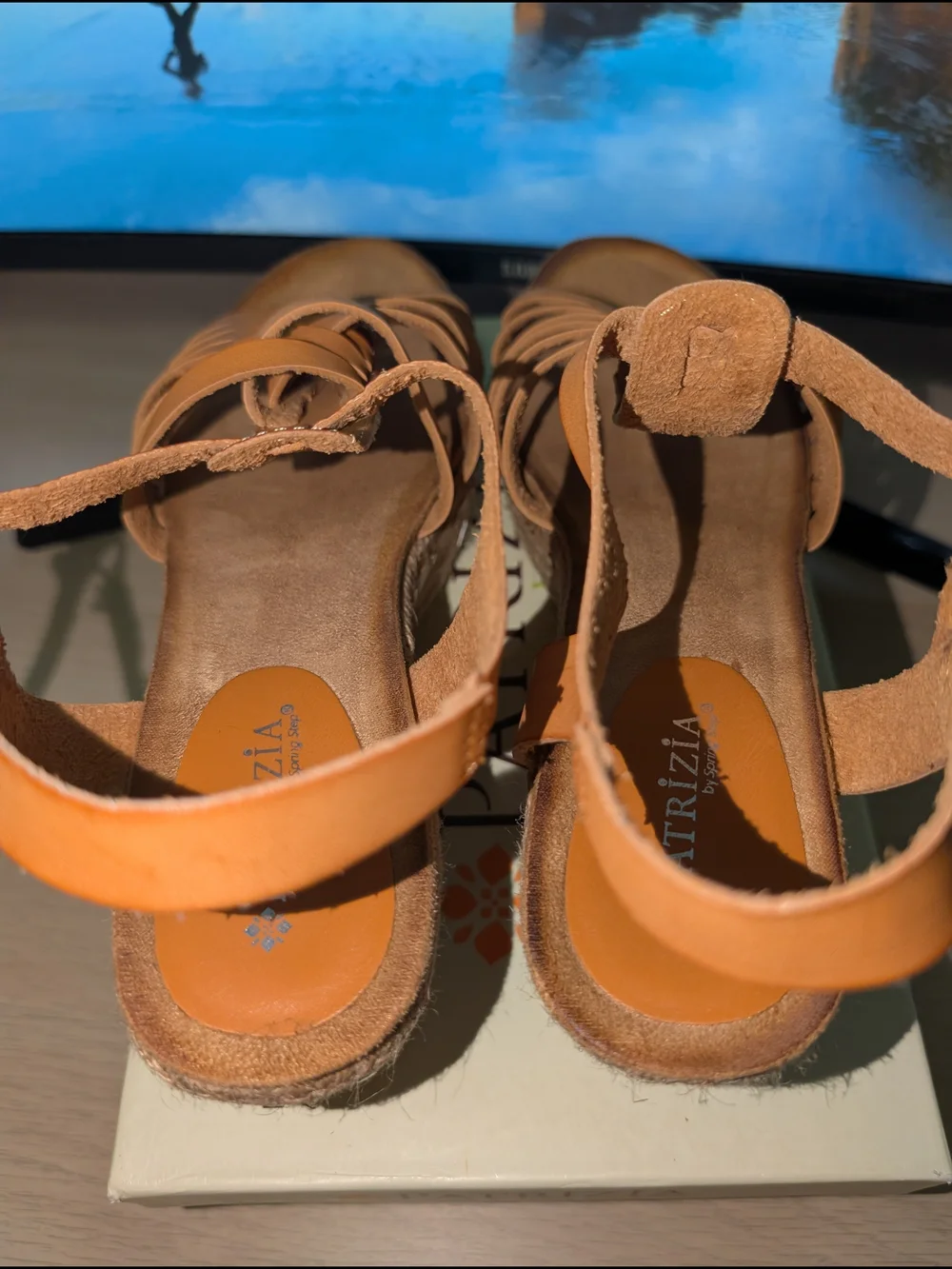 Patrizia cognac faux
