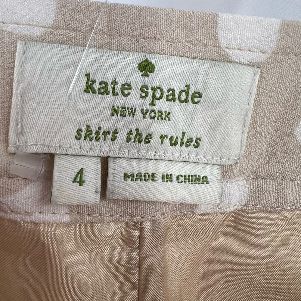 kate spade beige white