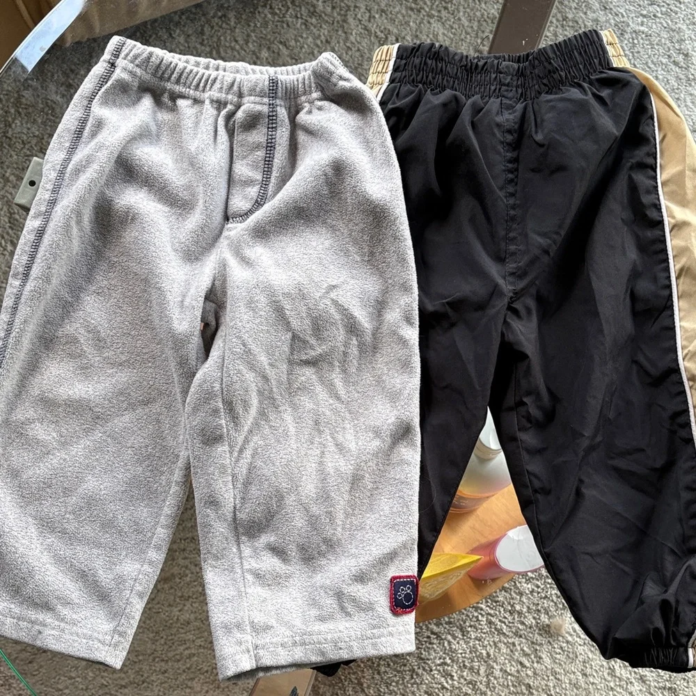 🌟 5/$15 Boys Jogger Pants Bundle: Sz 18 mos