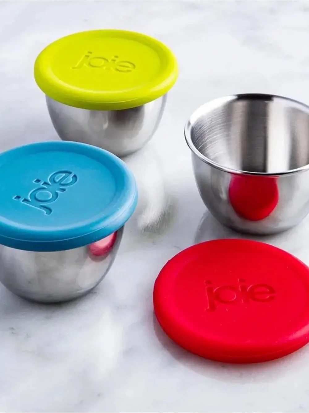 Joie three stainless