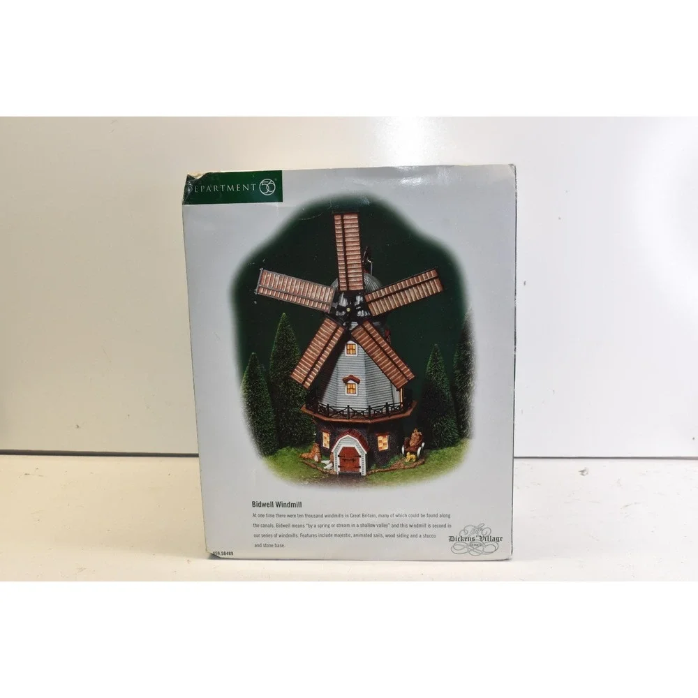 Department 56 Dickens Christmas Village Bidwell Windmill #56 58489 ~ Needs Cord‎
