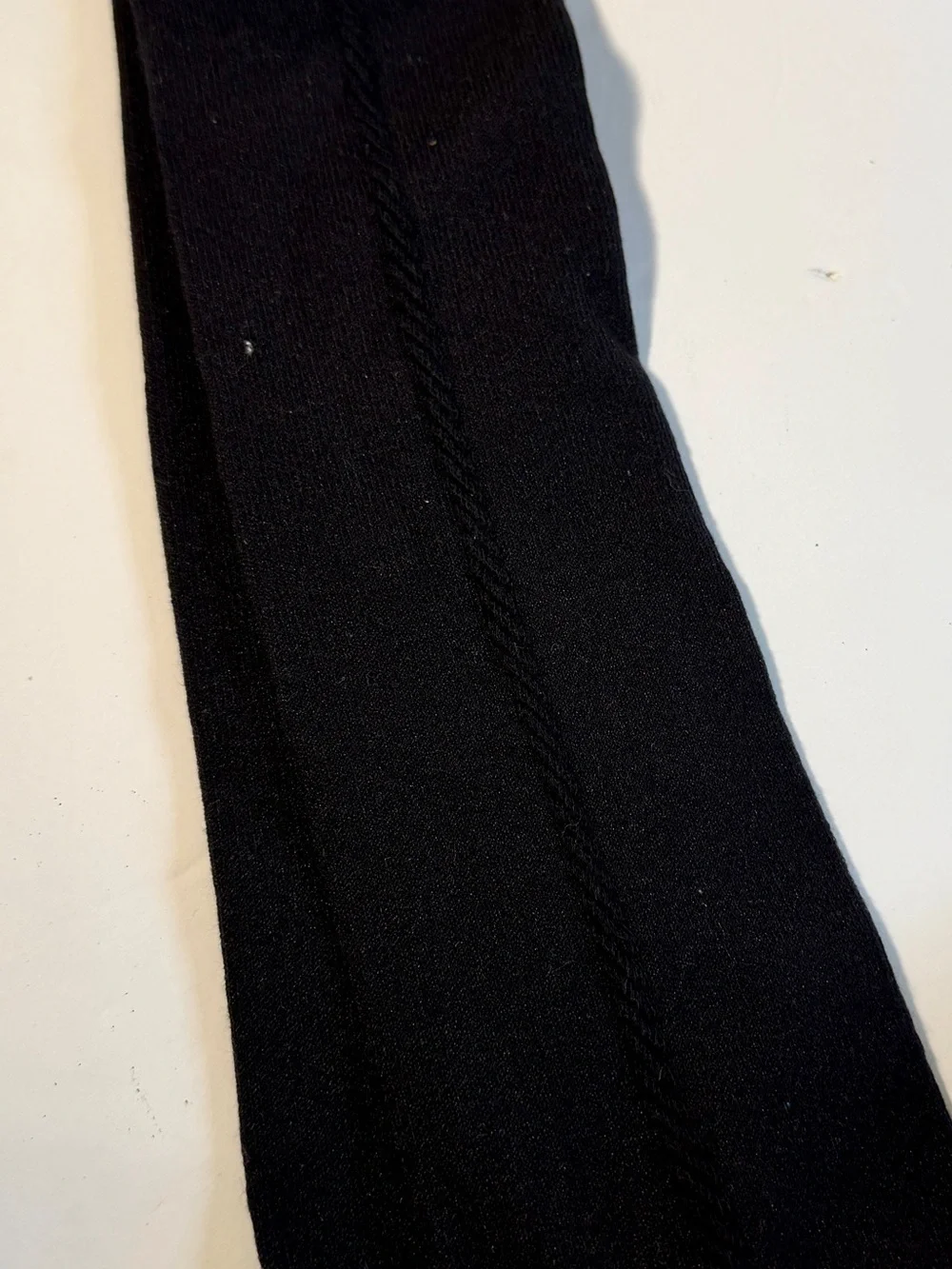 GAP Women's Black Ribbed Crew Socks