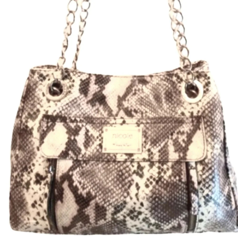 Nicole Miller large snakeskin