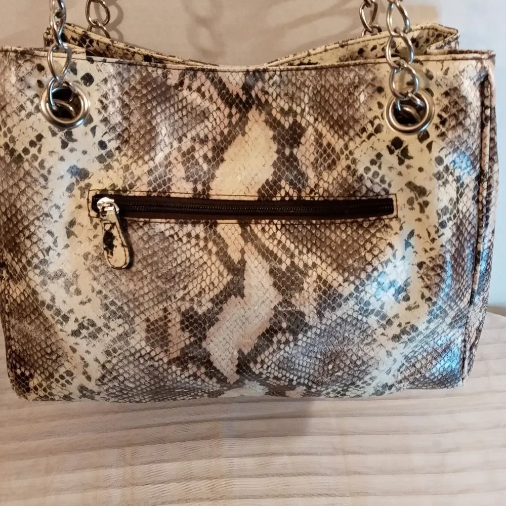 Nicole Miller large snakeskin