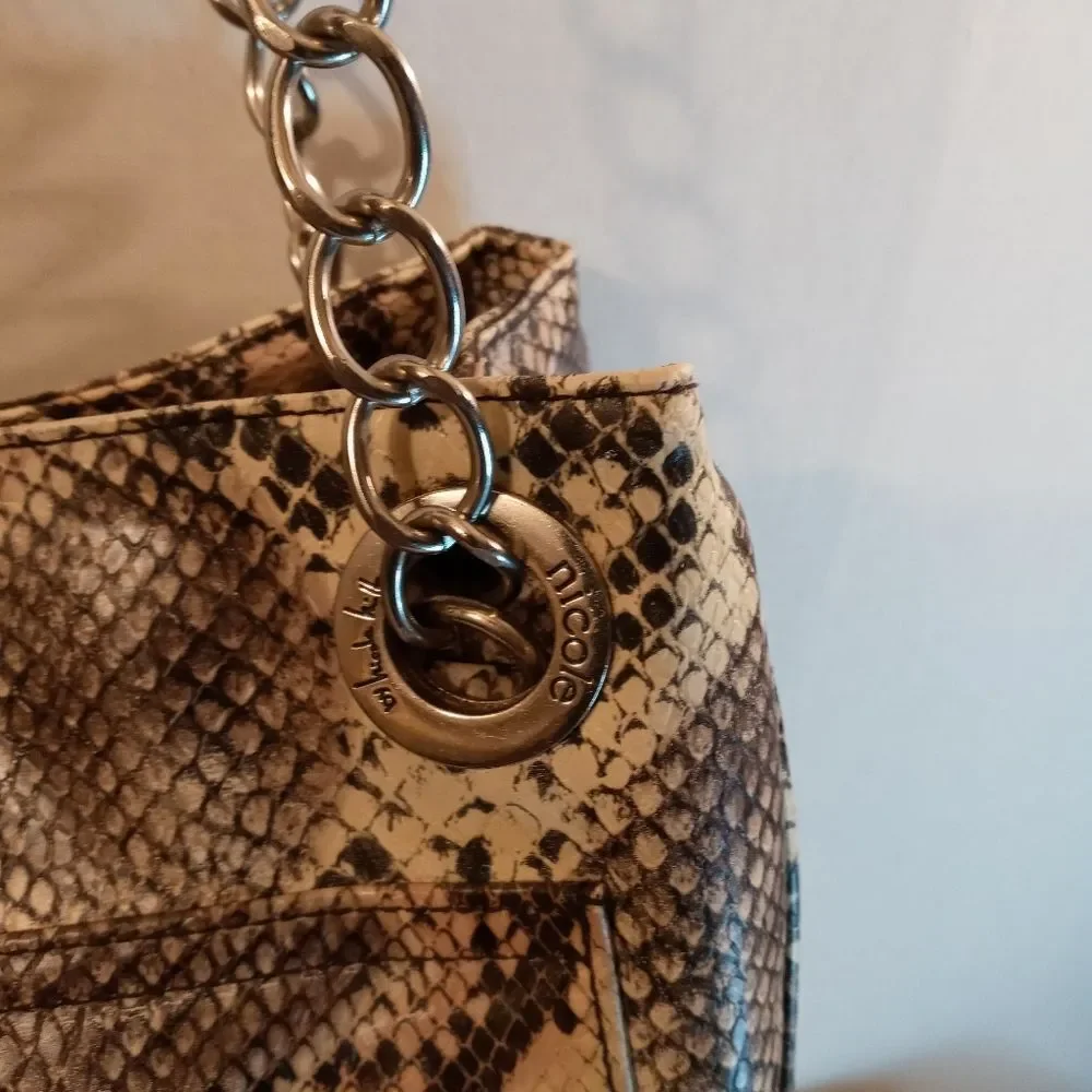 Nicole Miller large snakeskin