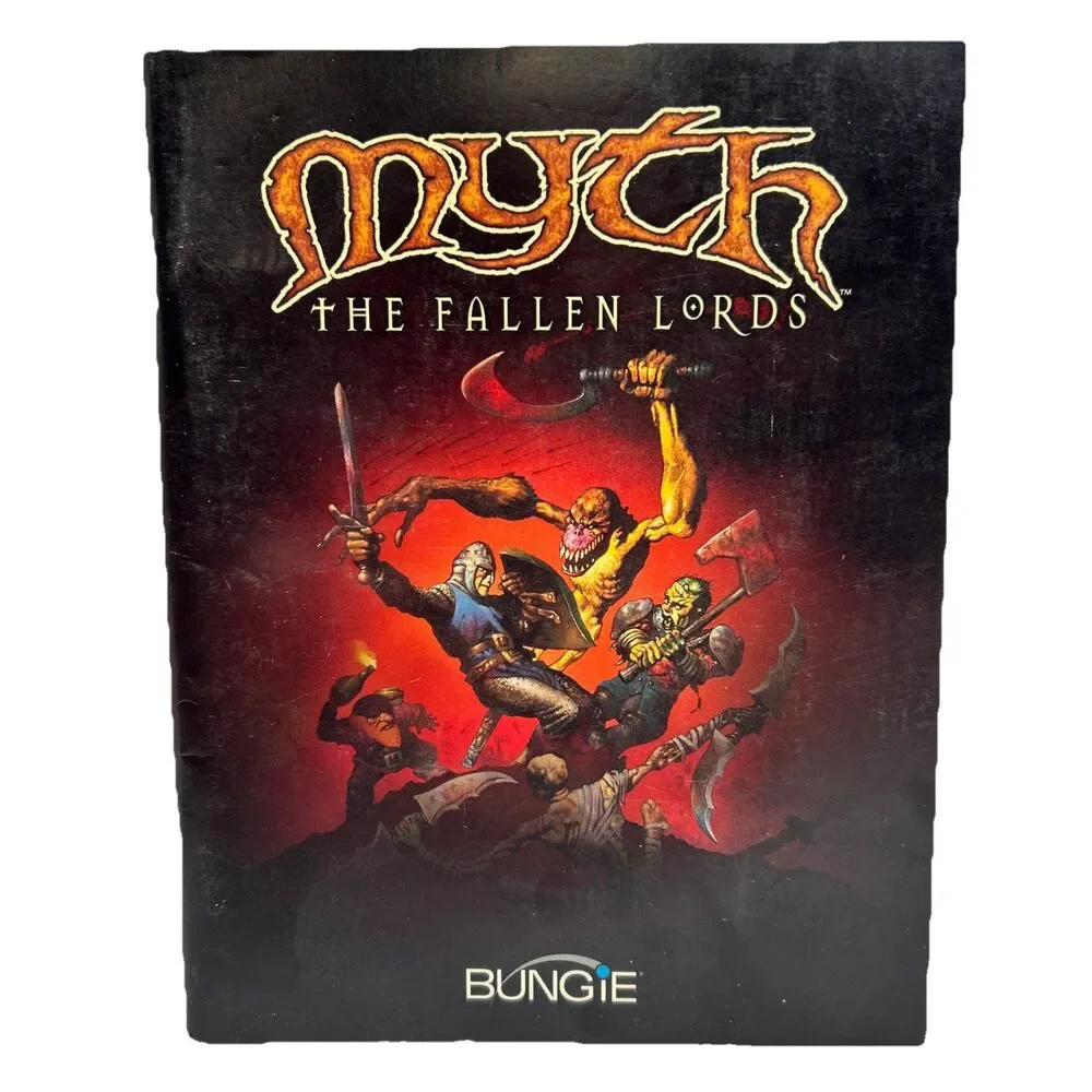 Myth The Fallen Lords PC CD-ROM Windows Instruction Manual Only‎ Bungie