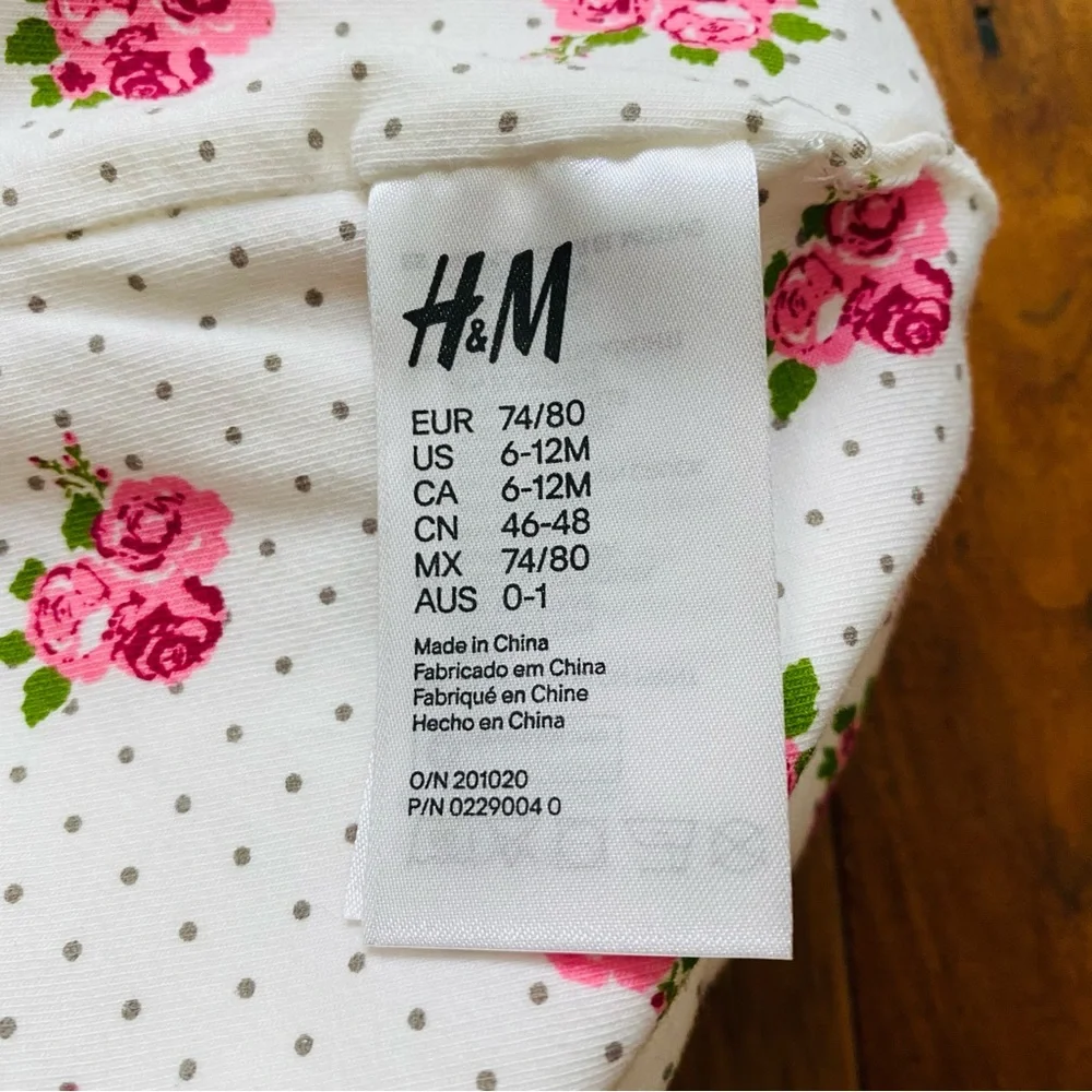 H&M floral hat