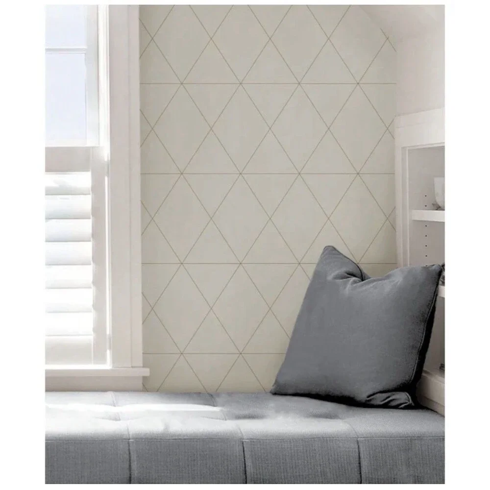 Lot 3 Scott Living Wallpaper NuWallpaper Self Adhesive Natural 20.5in X 18ft