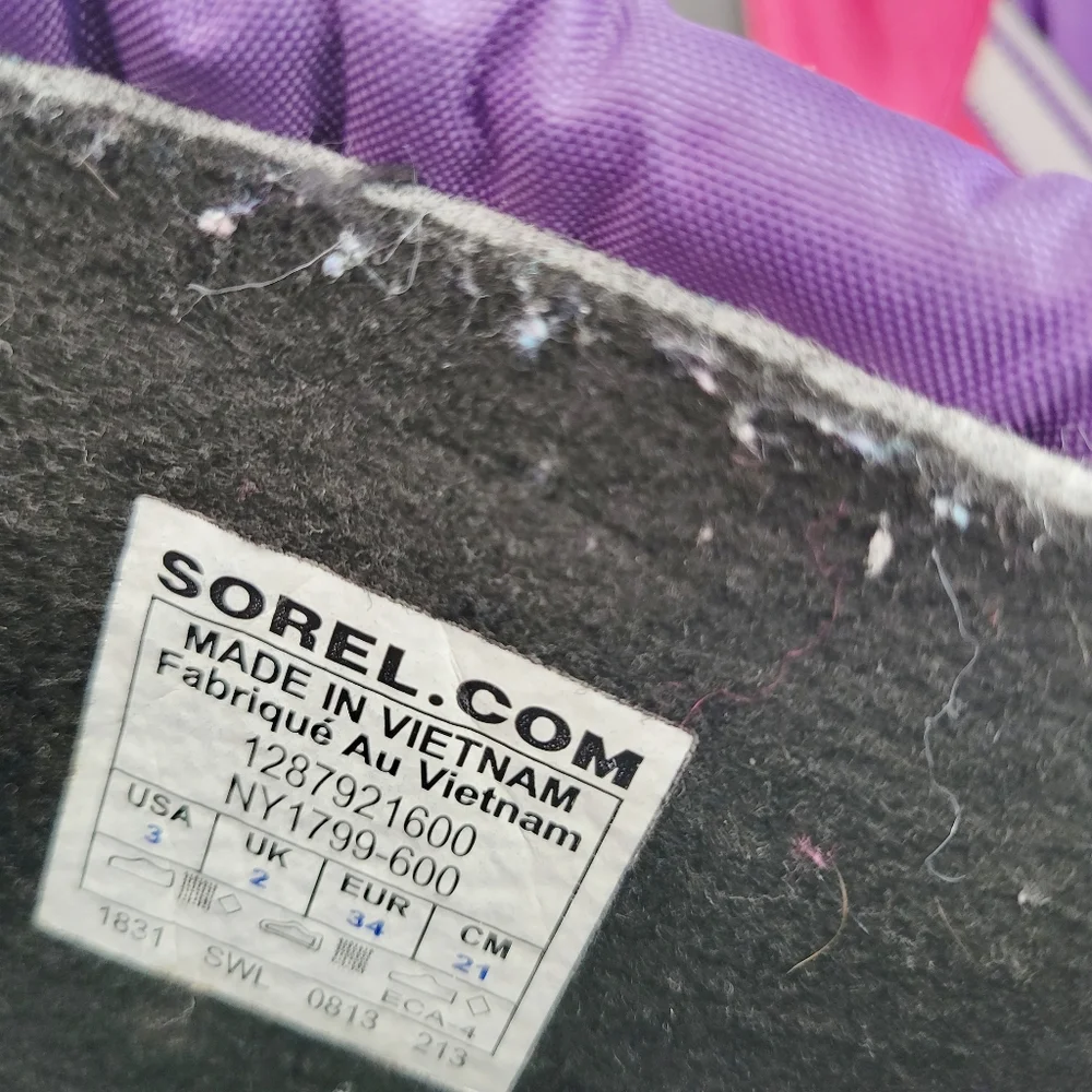 Sorel pink purple