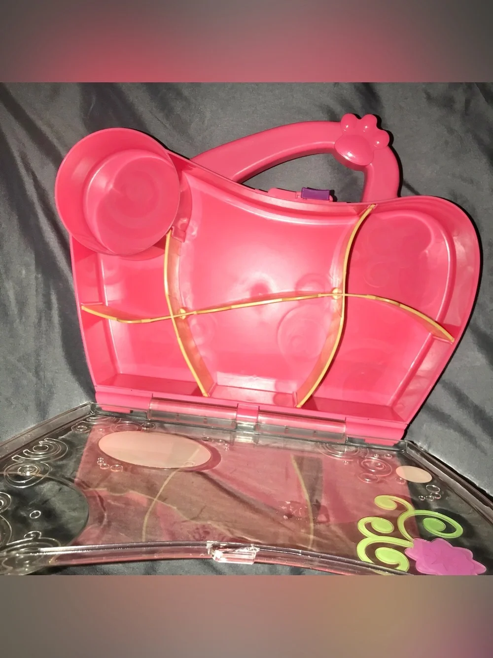 Littlest pet shop plastic storage carry case LPS Hasbro Rare