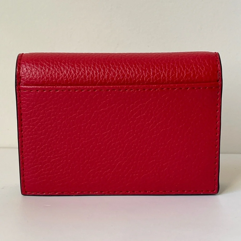 Kate Spade Outlet Red Accordion Card Holder