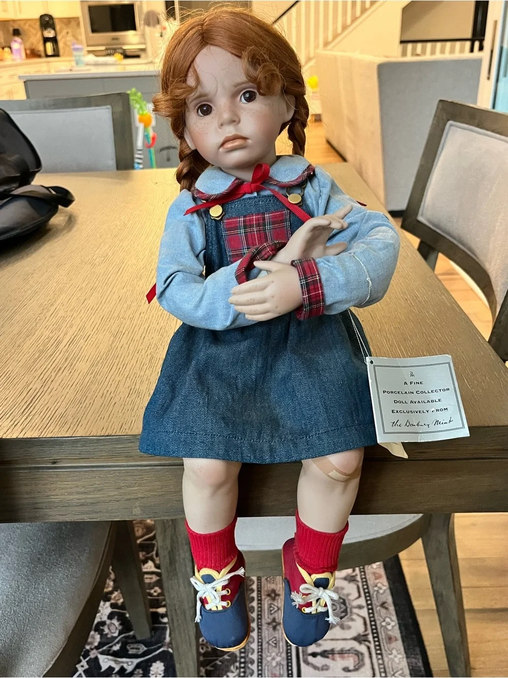 Danbury Mint “Hannah Rose” Porcelain Doll
