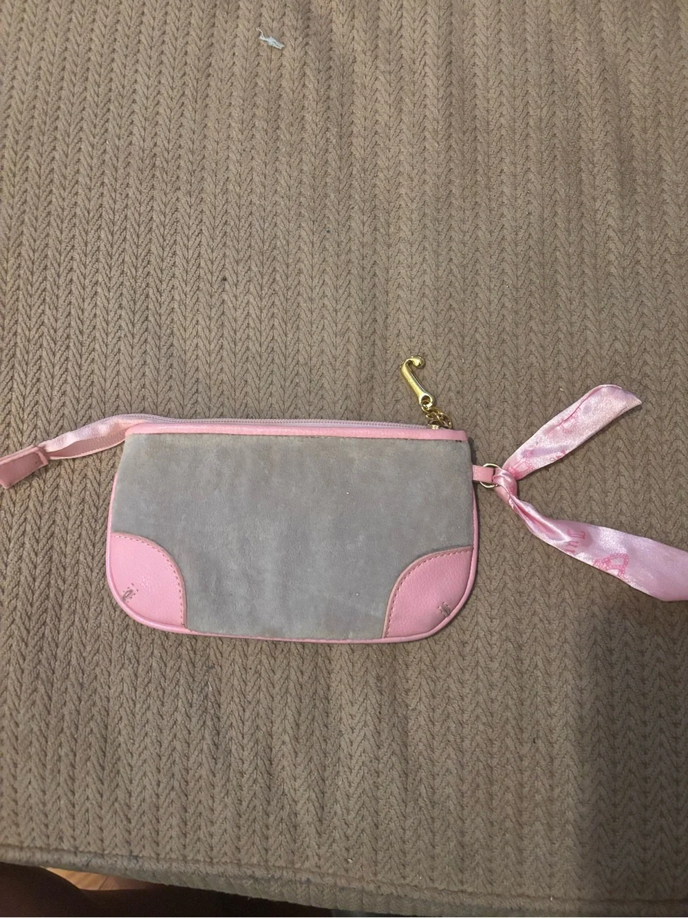 Juicy Couture velour wristlet