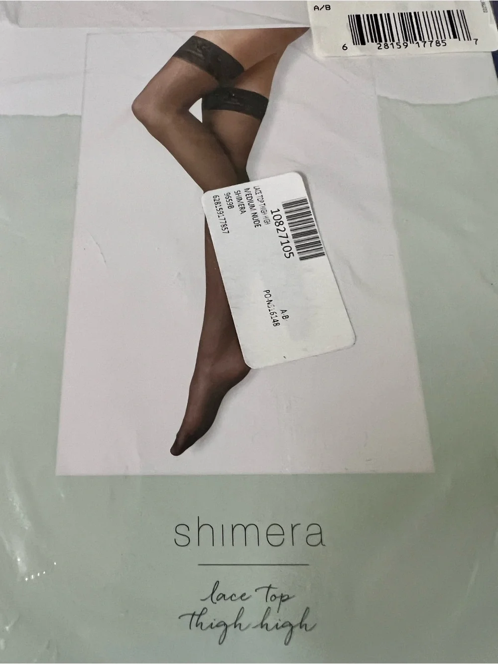 Shimera Sexy Lace Top Thigh Highs from Nordstrom.com - Nude - Size A/B - Sealed.