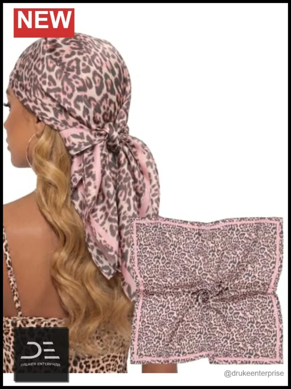 Satin Hair Scarf for Women Square Head Scarf Neck Kerchief Bandana