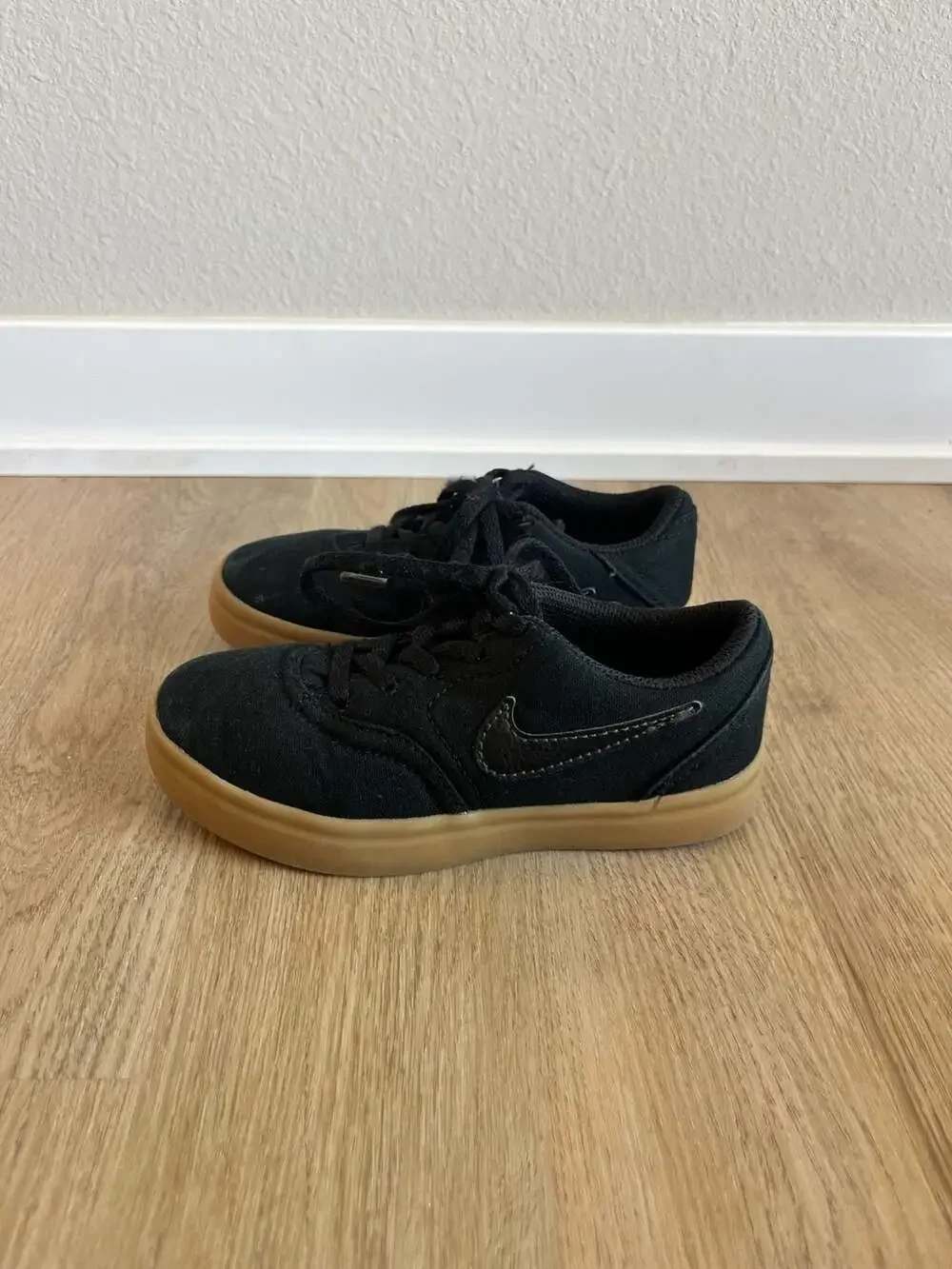 Nike, Black Canvas, Gum Soles, Skater Shoes, Back to School, Retro, 11C