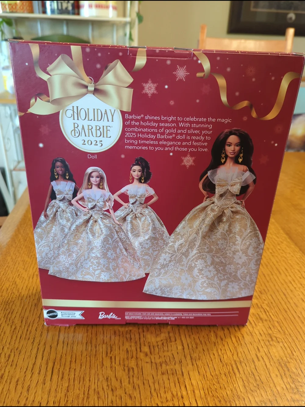 Barbie shimmering gold