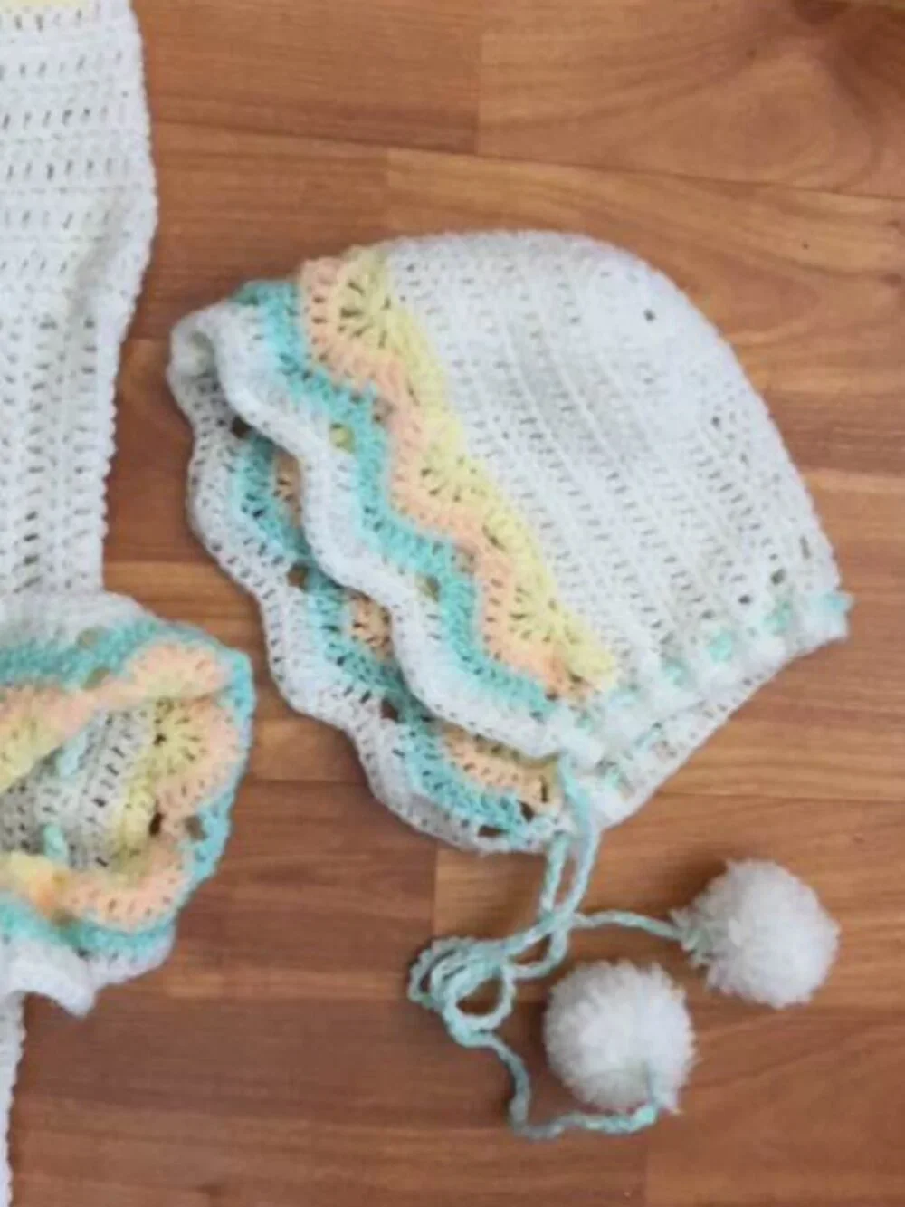 Handmade hand crocheted