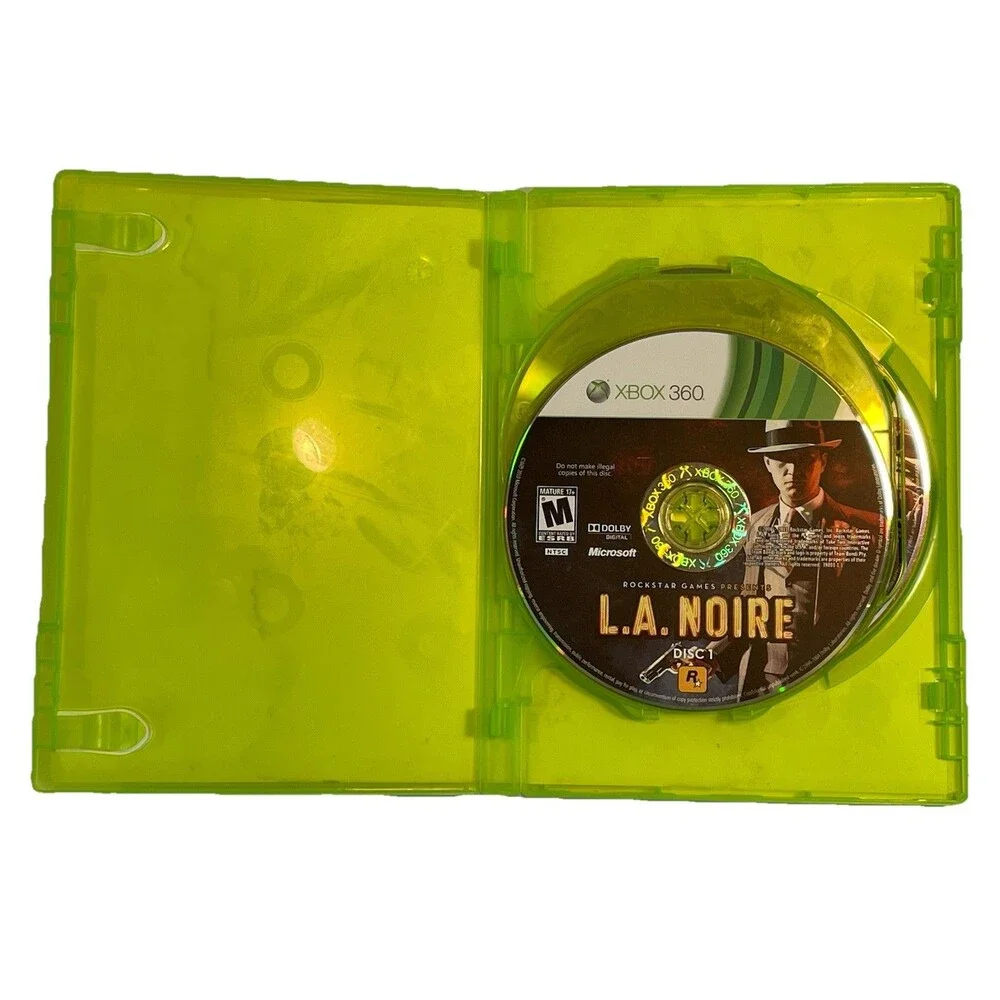 L.A. Noire (Microsoft Xbox 360, 2011) Tested And Working