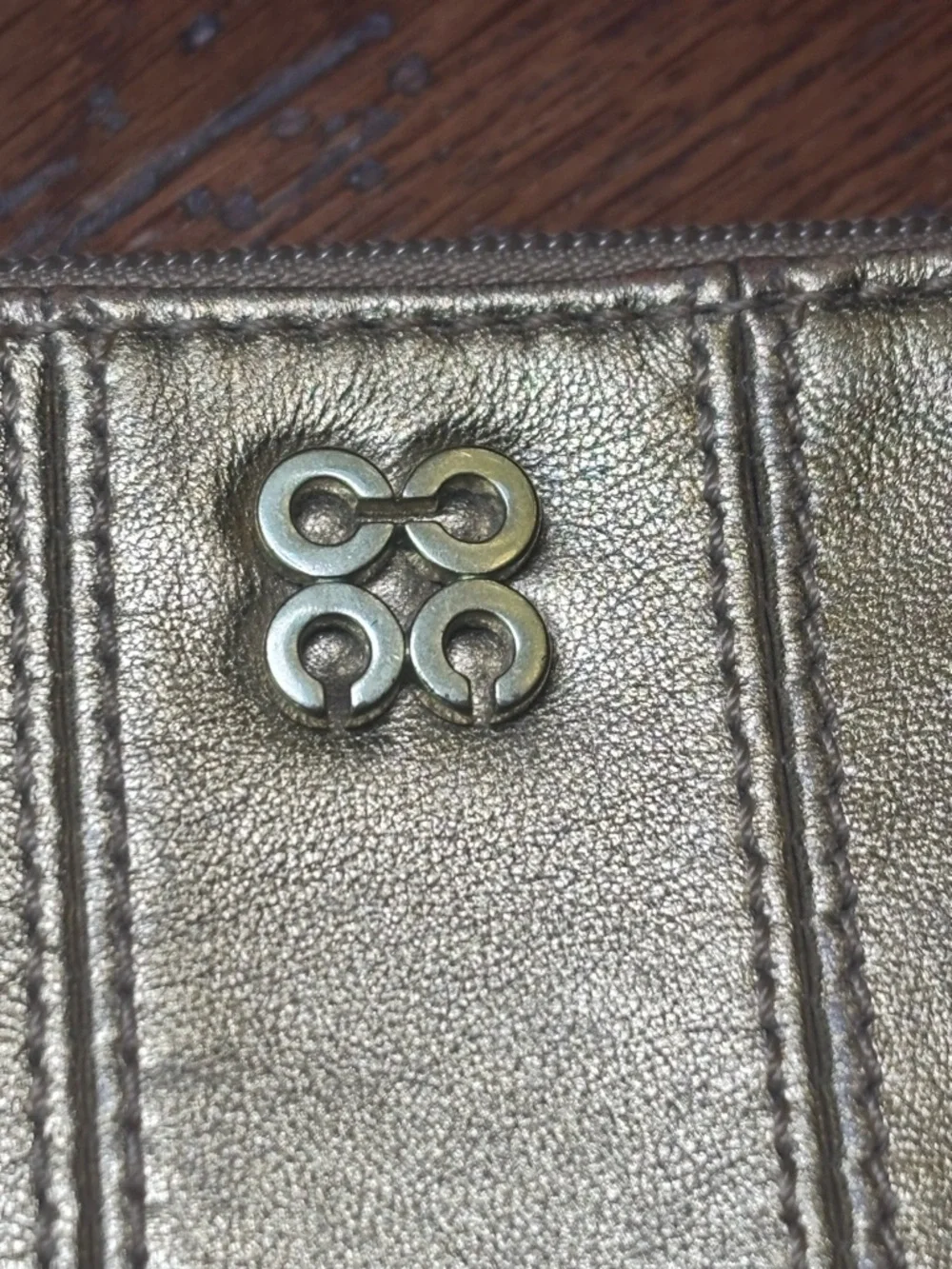 Coach authentic metallic