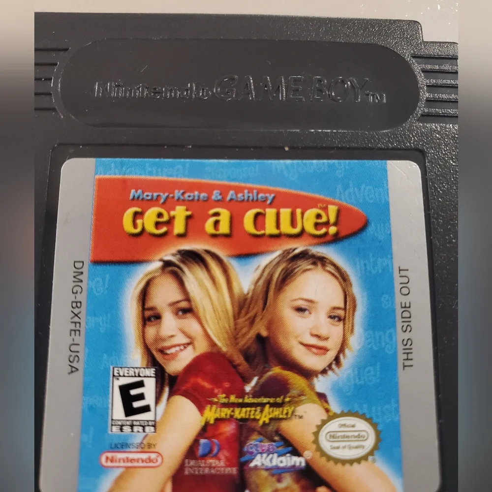 Mary-Kate and Ashley: Get a Clue Nintendo Gameboy Game *TESTED*