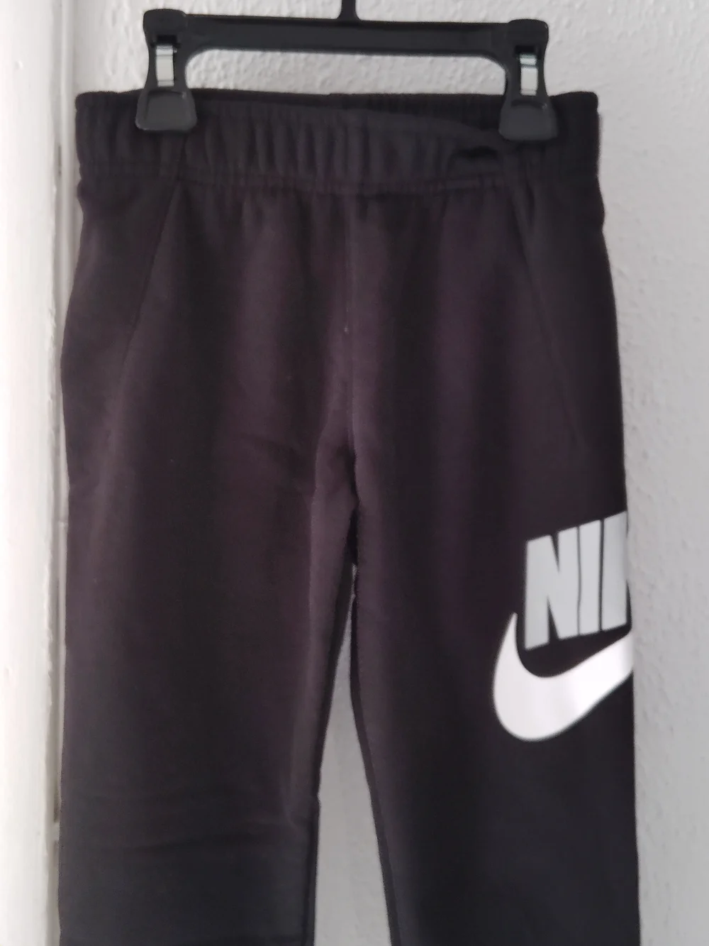 Nike Kids Black Logo Jogger Pants