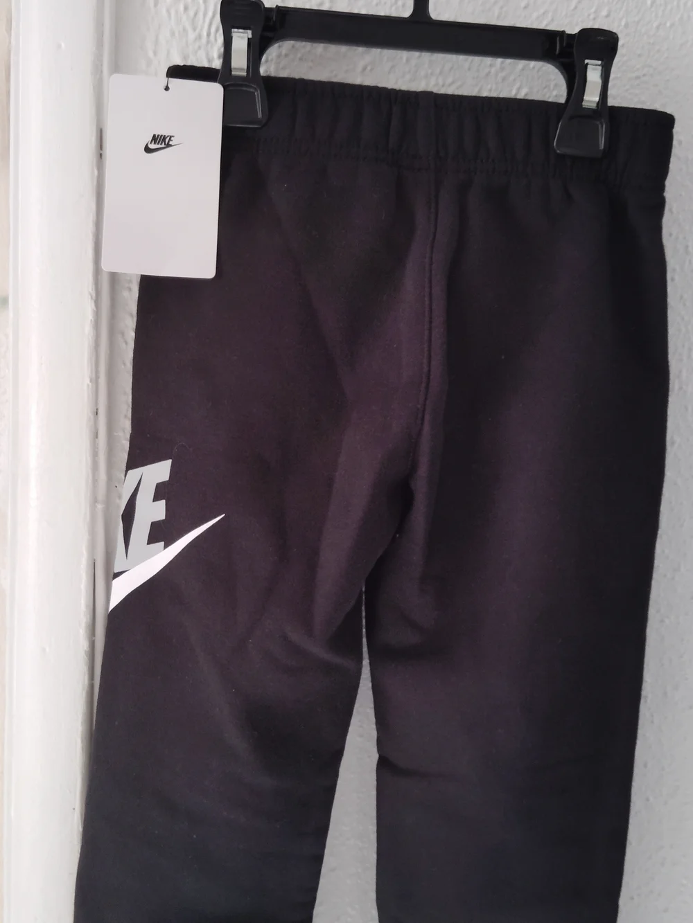 Nike Kids Black Logo Jogger Pants
