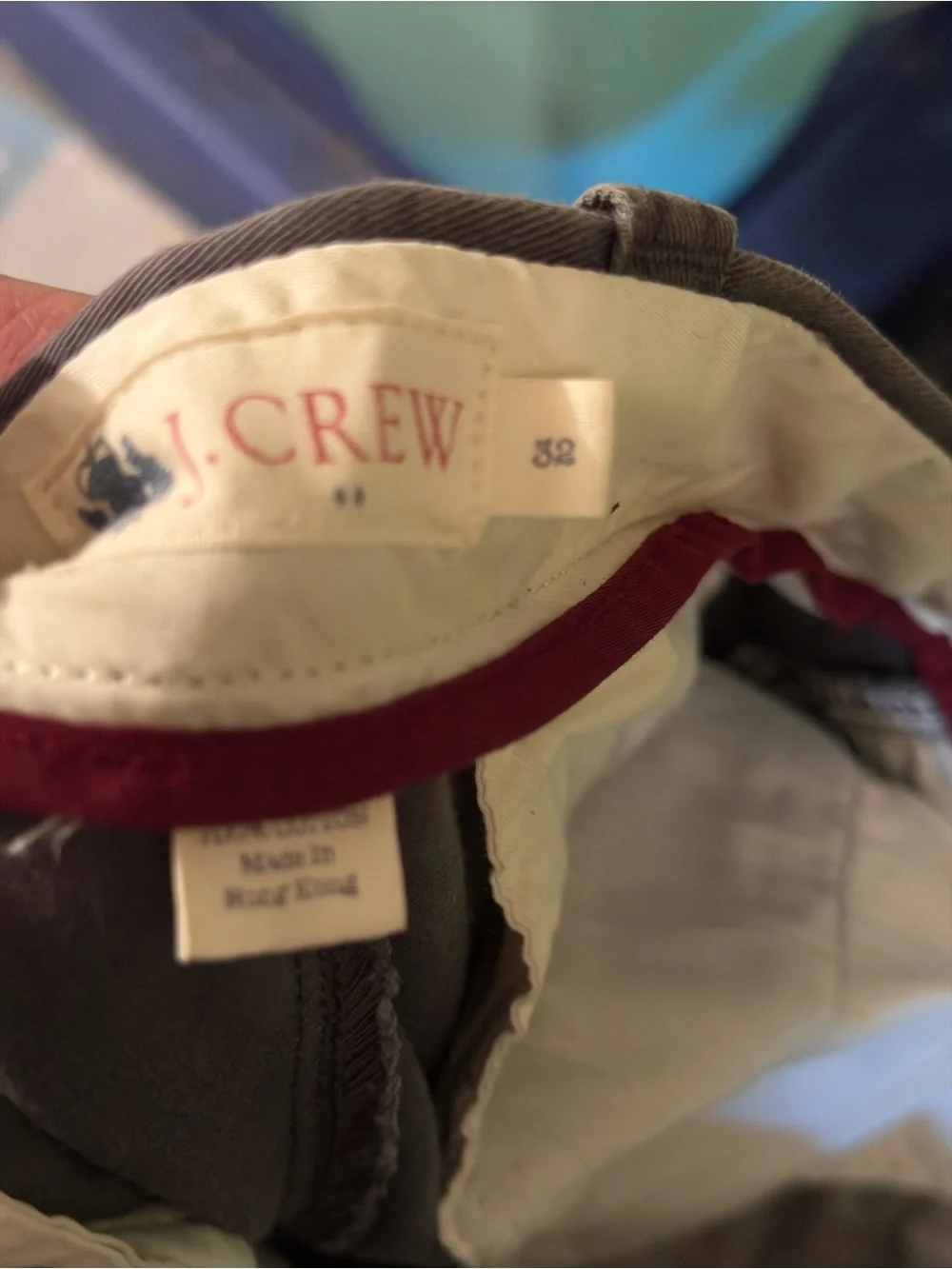 J. Crew stains or