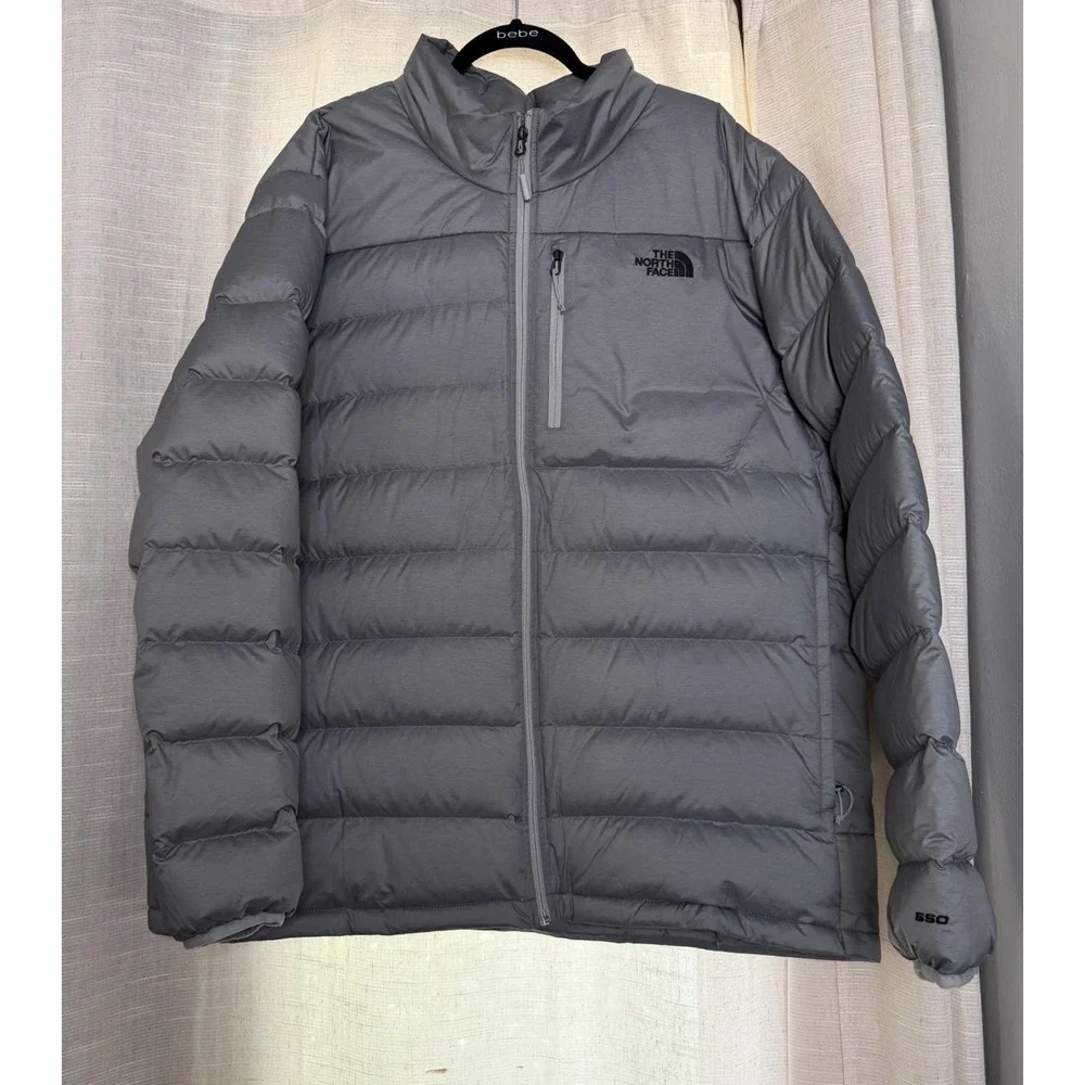 The North Face Aconcagua 2 Puffer Jacket 550 Down Grey NF0A3SQ3 Men's Size 3XL