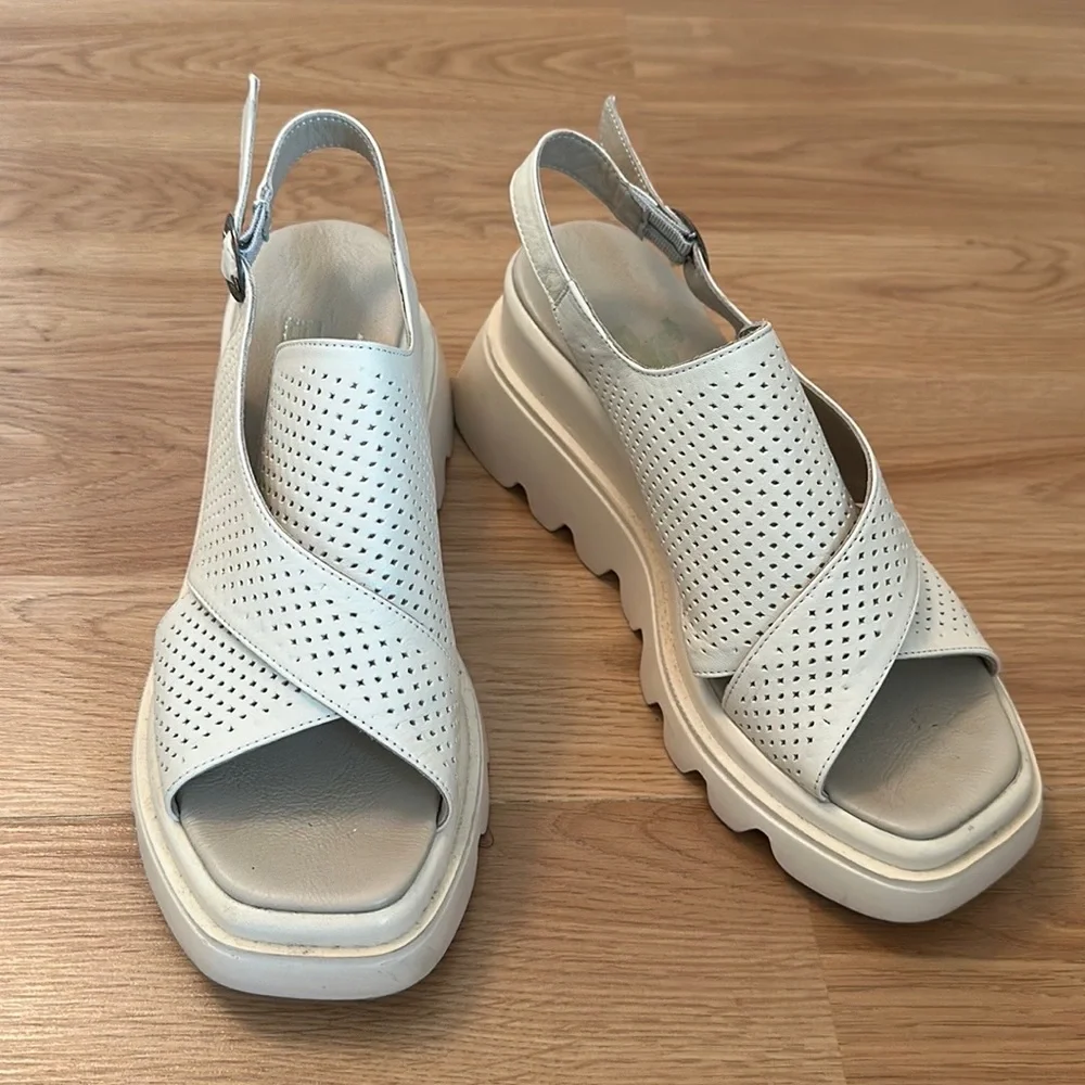 N/A wedged sandals