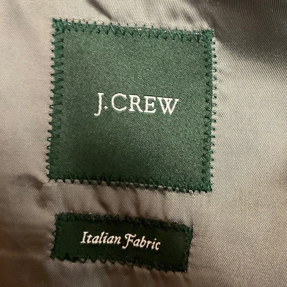 J. Crew Men's‎ Striped Sport Coat Blazer Jacket Gray Size 40R Business Career