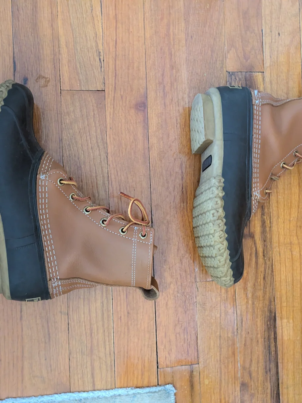 LLBean Unlined Waterproof Women's Duck Boots Size 7