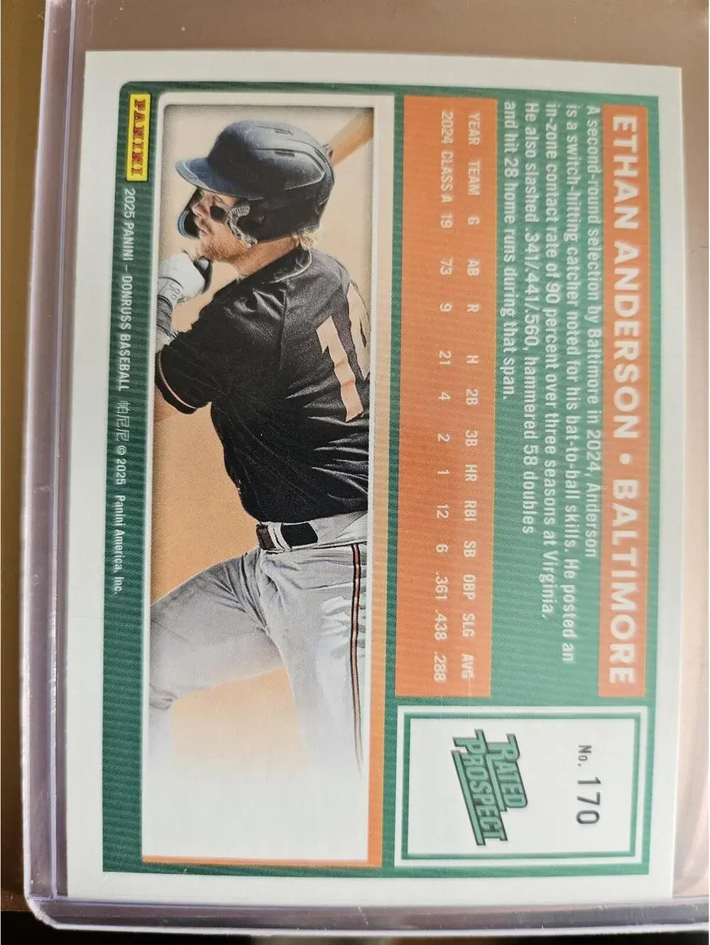 Donruss ethan anderson