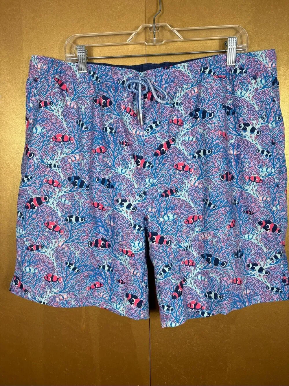 Peter Millar mens printed swimming trunks size XL