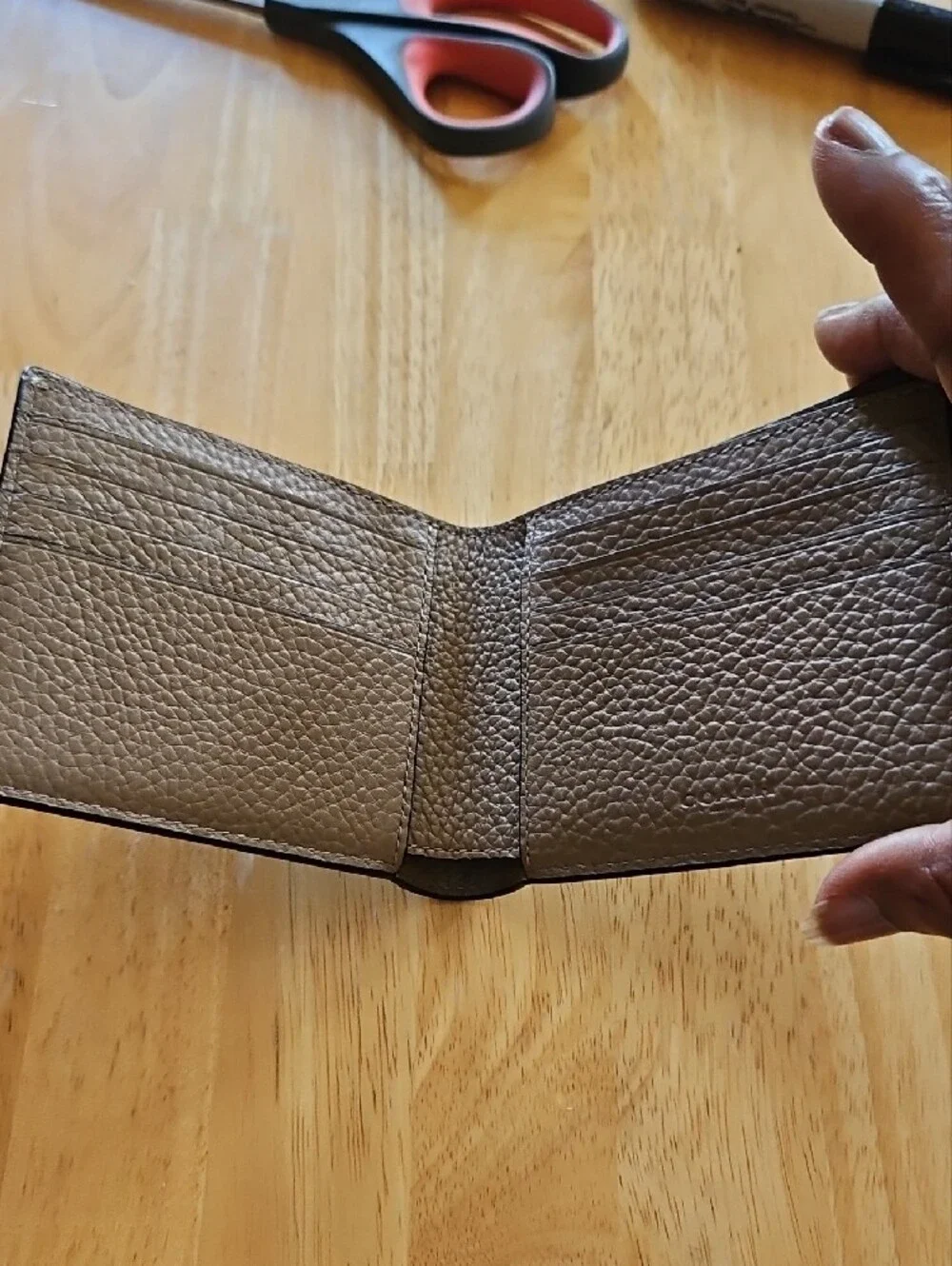 Coach pebbled leather