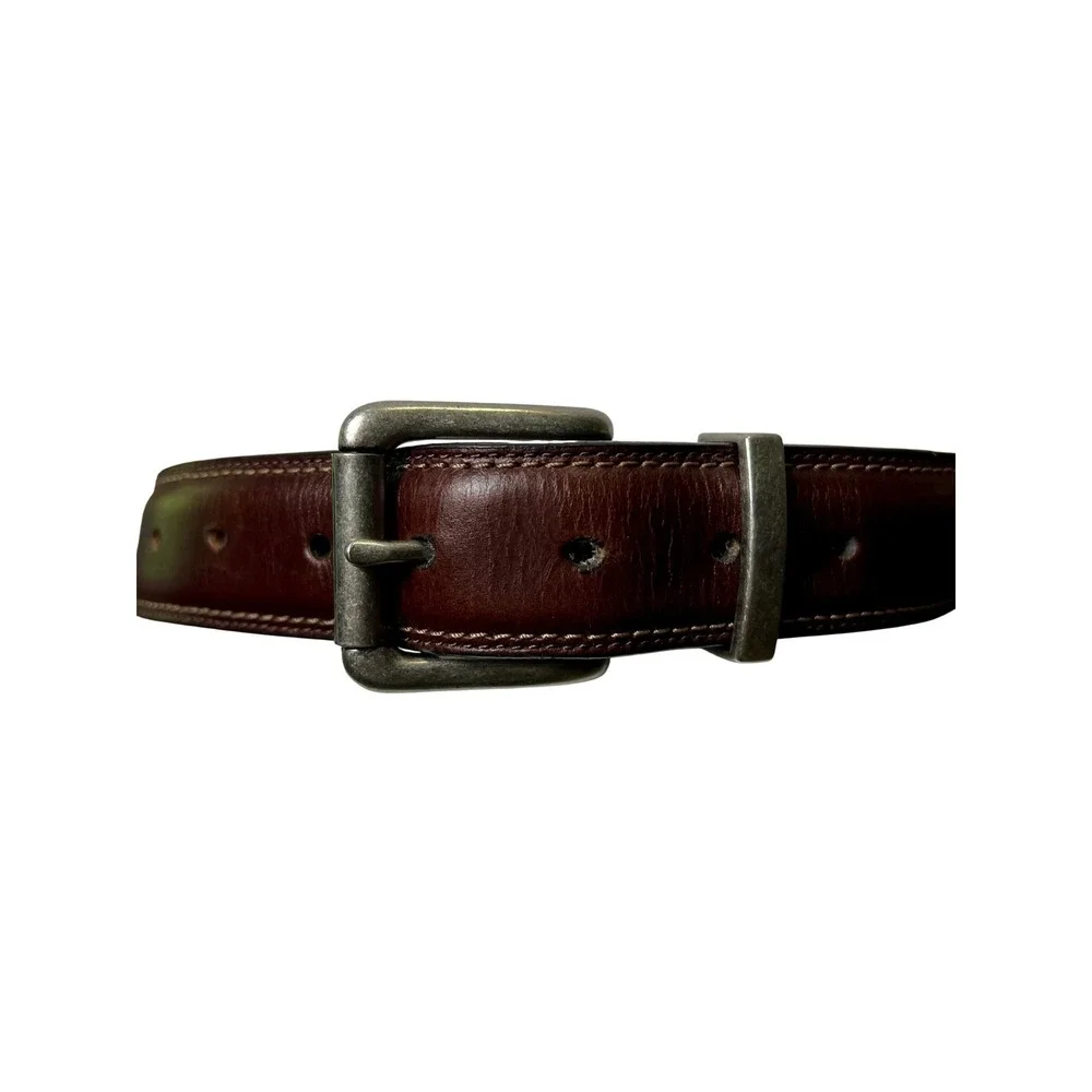 Dickies Mens Brown Genuine Leather Belt Size 42 Workwear Casual 11DI02F8‎