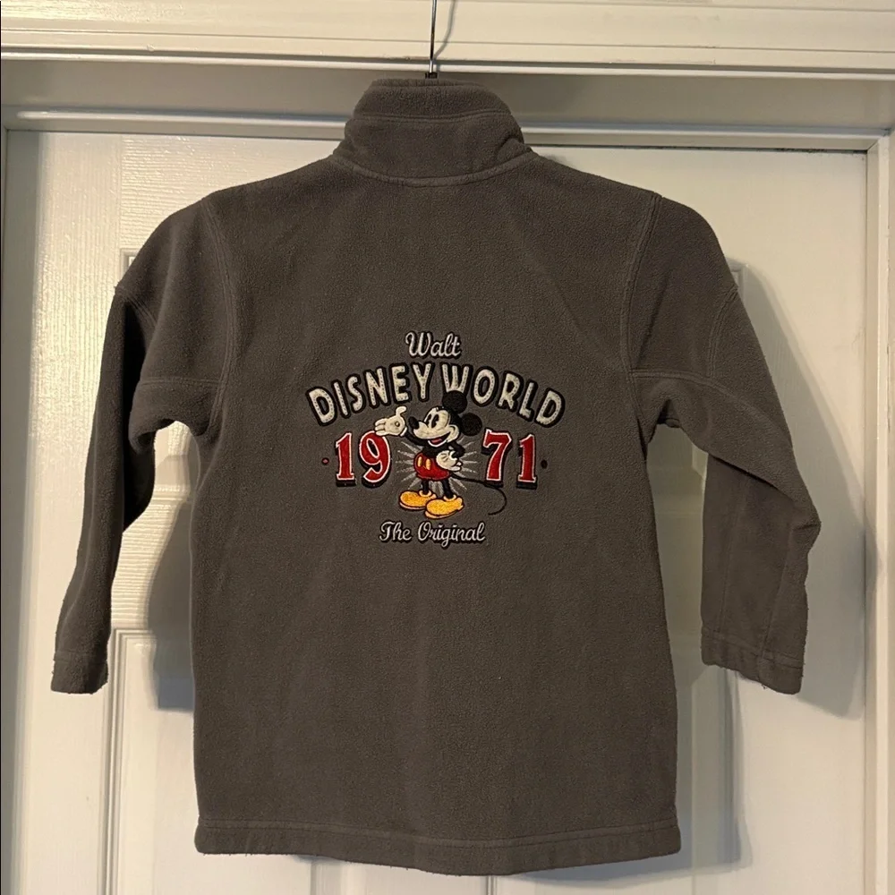 Disney Parks Kids Mickey Mouse Fleece Jacket – Walt Disney World 1971 – Size S