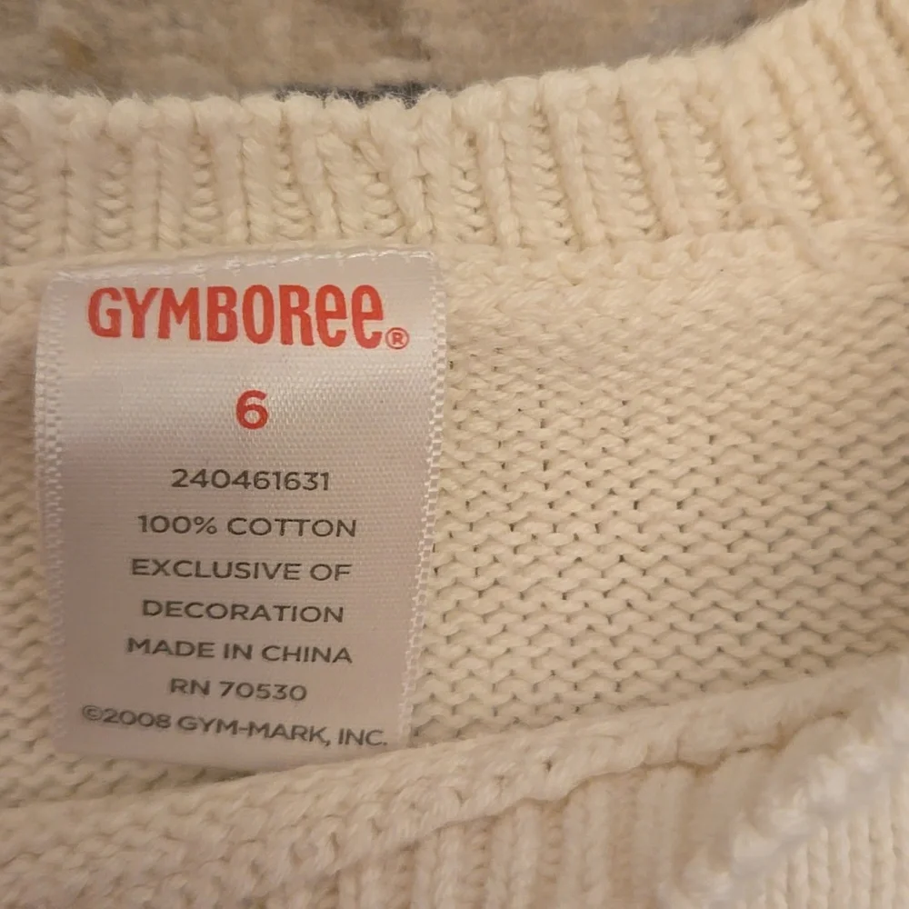 Gymboree Sweater with Cupcake Design