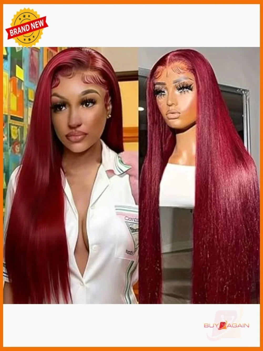13x6 Straight Lace Front Wig 200% Density Pre Plucked Baby Hair Glueless Human