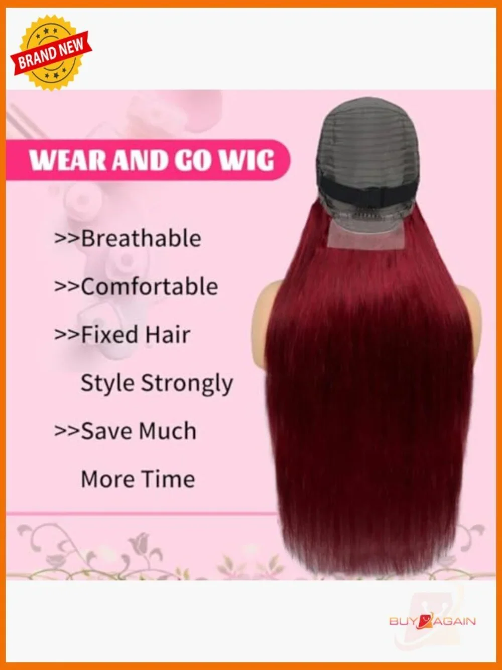 13x6 Straight Lace Front Wig 200% Density Pre Plucked Baby Hair Glueless Human