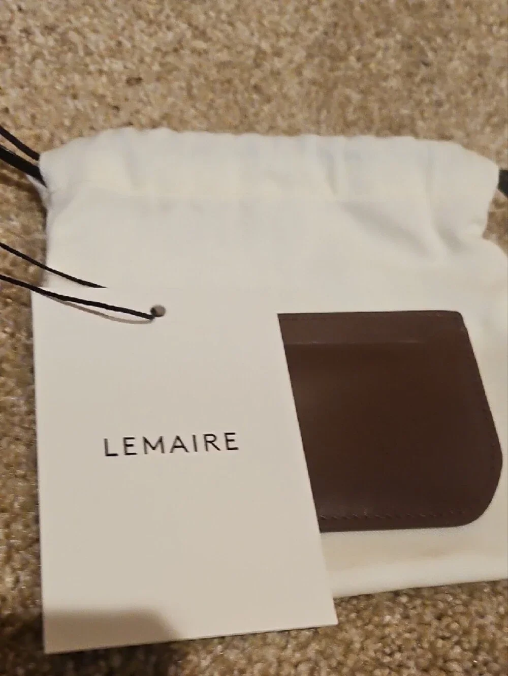Lemaire slim leather