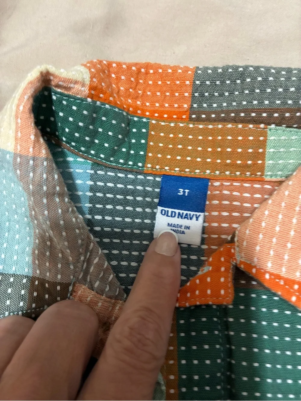 Old Navy vibrant patchwork