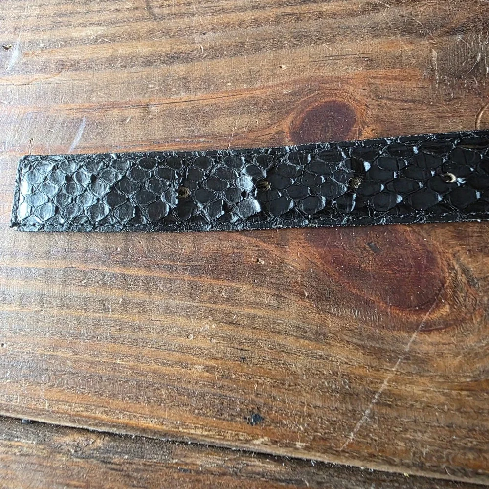 Vintage Thierry Mugler Snakeskin Belt size Medium